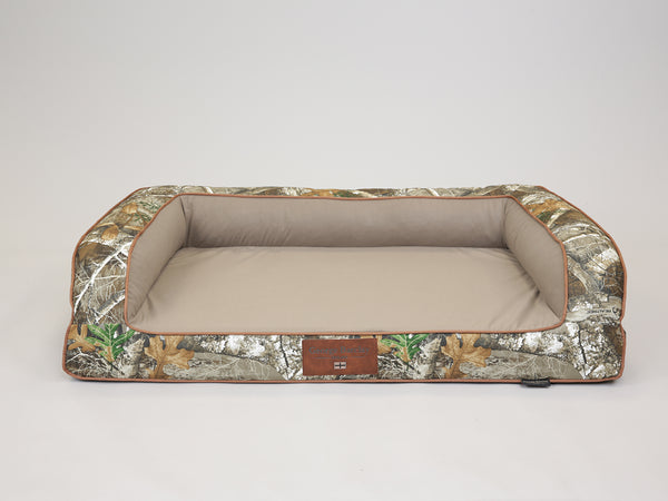 Oaklands Water Resistant Luxury Dog Sofa Bed For Large Dogs Realtree AP Camo Colour