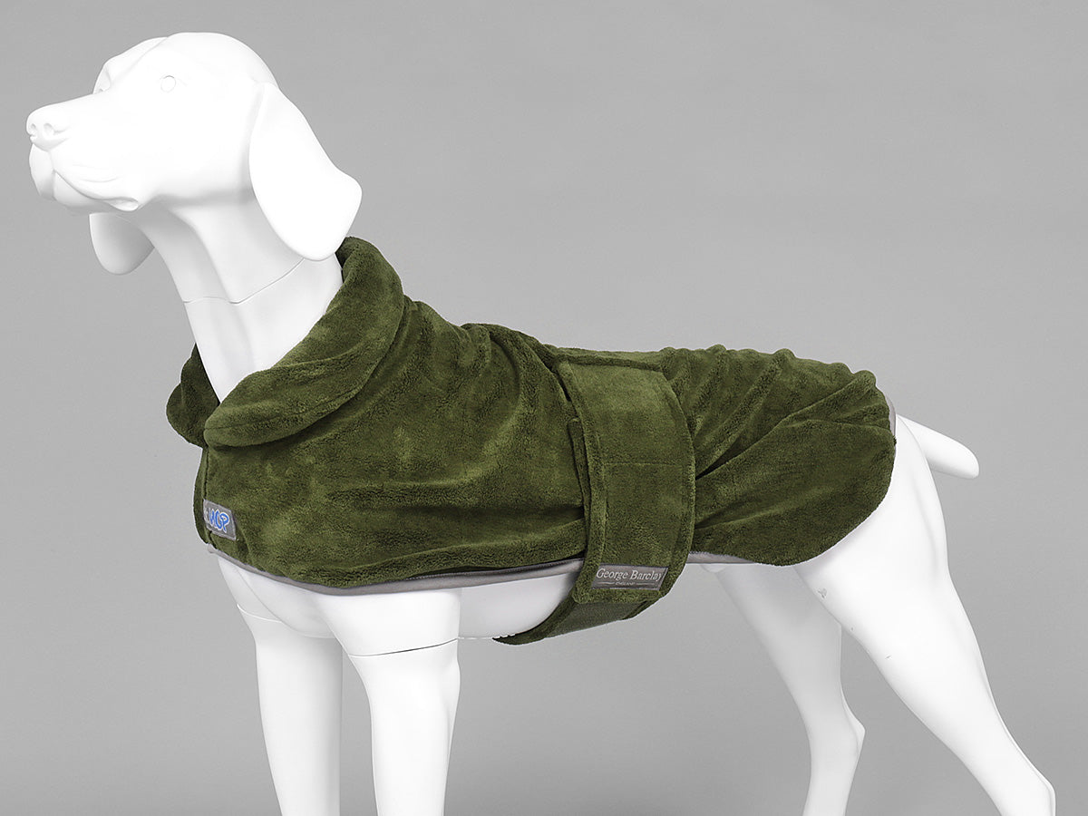 Dog Drying Coat by MuttMOP® (Olive)