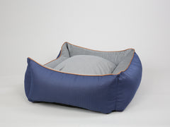 Savile Orthopaedic Walled Dog Bed - Mariner's Blue, Large