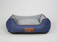 Savile Orthopaedic Walled Dog Bed - Mariner's Blue, Medium