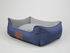 Savile Orthopaedic Walled Dog Bed - Mariner's Blue, Medium