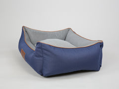 Savile Orthopaedic Walled Dog Bed - Mariner's Blue, Medium