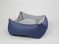 Savile Orthopaedic Walled Dog Bed - Mariner's Blue, Medium