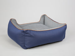 Savile Orthopaedic Walled Dog Bed - Mariner's Blue, Medium