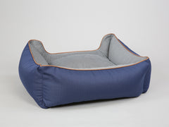 Savile Orthopaedic Walled Dog Bed - Mariner's Blue, Medium