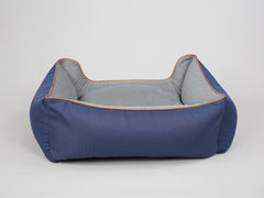 Savile Orthopaedic Walled Dog Bed - Mariner's Blue, Medium