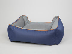 Savile Orthopaedic Walled Dog Bed - Mariner's Blue, Medium