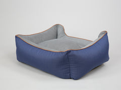 Savile Orthopaedic Walled Dog Bed - Mariner's Blue, Medium