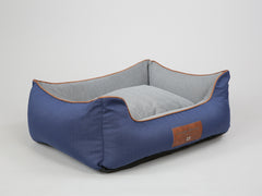 Savile Orthopaedic Walled Dog Bed - Mariner's Blue, Medium