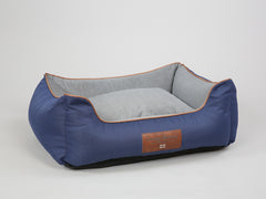 Savile Orthopaedic Walled Dog Bed - Mariner's Blue, Medium
