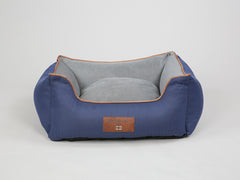 Savile Orthopaedic Walled Dog Bed - Mariner's Blue, Small