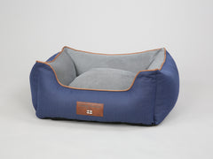 Savile Orthopaedic Walled Dog Bed - Mariner's Blue, Small