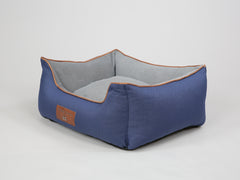 Savile Orthopaedic Walled Dog Bed - Mariner's Blue, Small