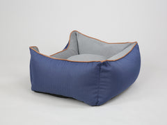 Savile Orthopaedic Walled Dog Bed - Mariner's Blue, Small