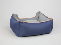 Savile Orthopaedic Walled Dog Bed - Mariner's Blue, Small