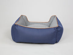 Savile Orthopaedic Walled Dog Bed - Mariner's Blue, Small