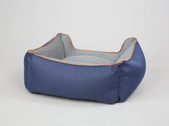 Savile Orthopaedic Walled Dog Bed - Mariner's Blue, Small