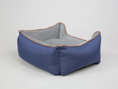 Savile Orthopaedic Walled Dog Bed - Mariner's Blue, Small