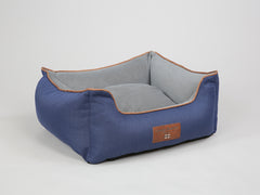 Savile Orthopaedic Walled Dog Bed - Mariner's Blue, Small