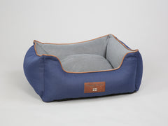 Savile Orthopaedic Walled Dog Bed - Mariner's Blue, Small