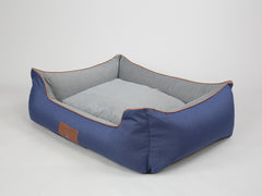 Savile Orthopaedic Walled Dog Bed - Mariner's Blue, X-Large