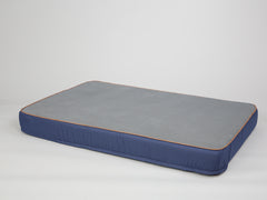 Savile Dog Mattress - Mariner's Blue, XX-Large