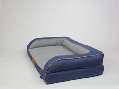 Savile Dog Sofa Bed - Mariner's Blue, Large