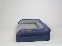Savile Dog Sofa Bed - Mariner's Blue, Large