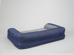 Savile Dog Sofa Bed - Mariner's Blue, Large