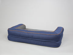 Savile Dog Sofa Bed - Mariner's Blue, Large