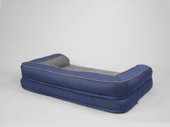 Savile Dog Sofa Bed - Mariner's Blue, Large