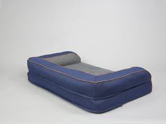 Savile Dog Sofa Bed - Mariner's Blue, Large
