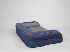 Savile Dog Sofa Bed - Mariner's Blue, Large