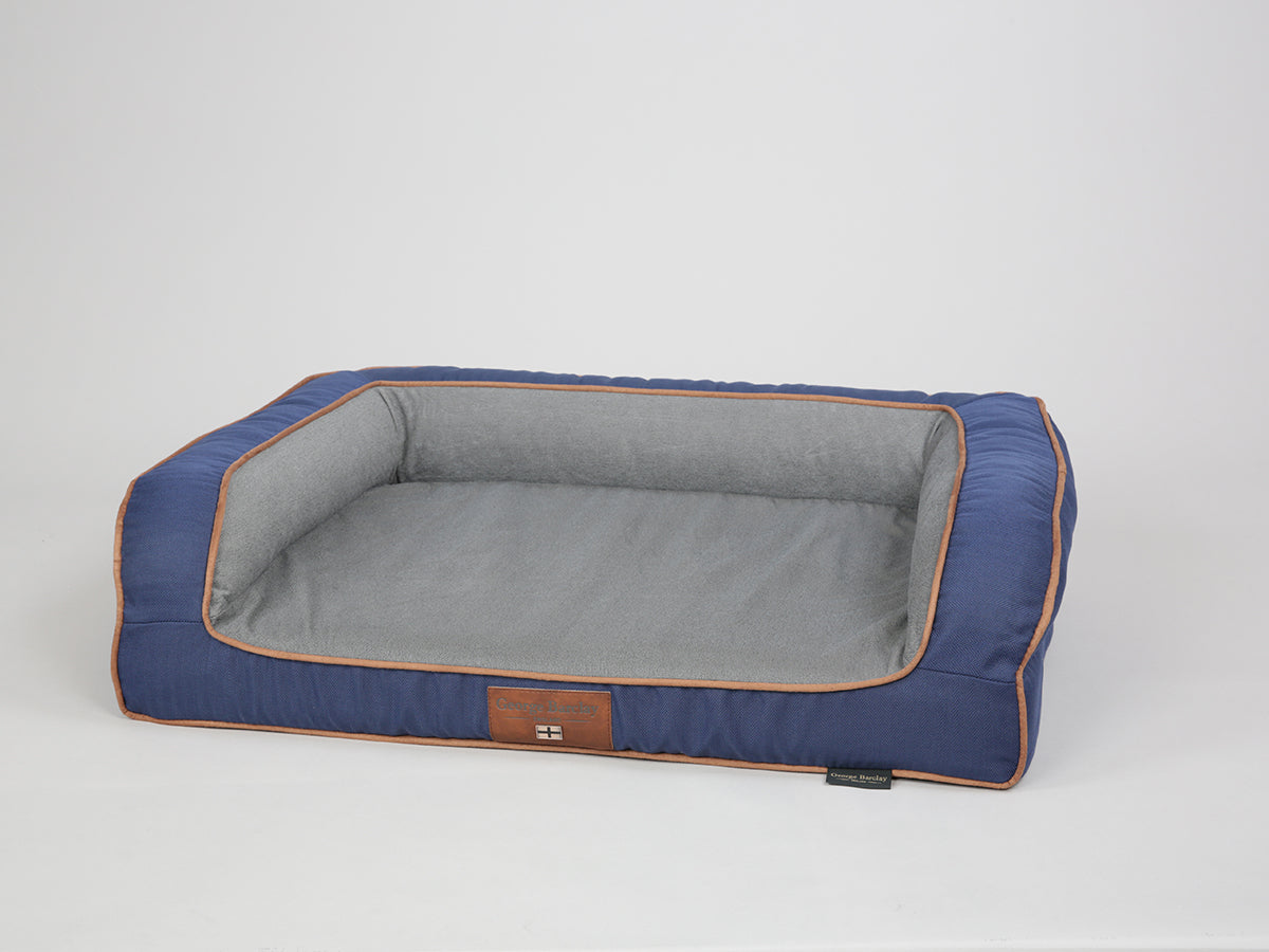 Savile Dog Sofa Bed for Medium Dogs Mariner's Blue Colour