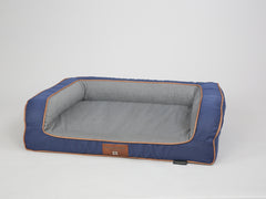 Savile Dog Sofa Bed - Mariner's Blue, Medium