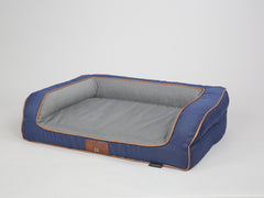 Savile Dog Sofa Bed - Mariner's Blue, Medium