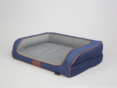 Savile Dog Sofa Bed - Mariner's Blue, Medium