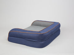 Savile Dog Sofa Bed - Mariner's Blue, Medium
