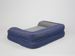 Savile Dog Sofa Bed - Mariner's Blue, Medium