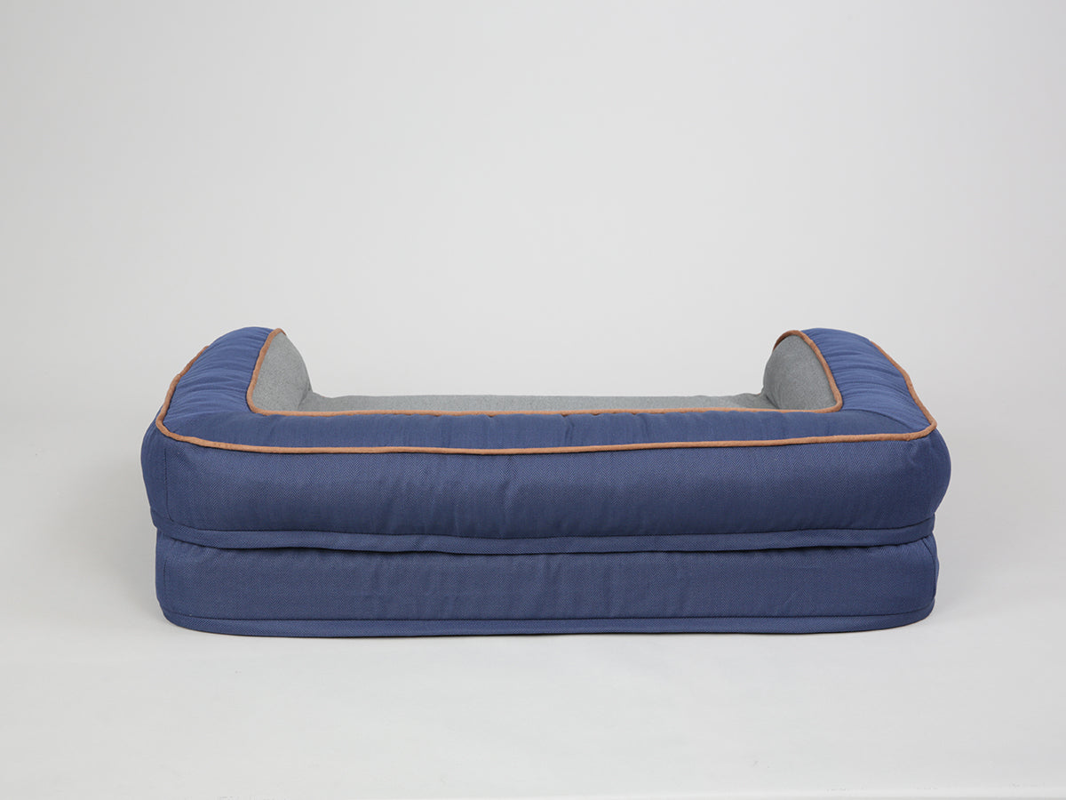 Savile Dog Sofa Bed for Medium Dogs Mariner's Blue Colour