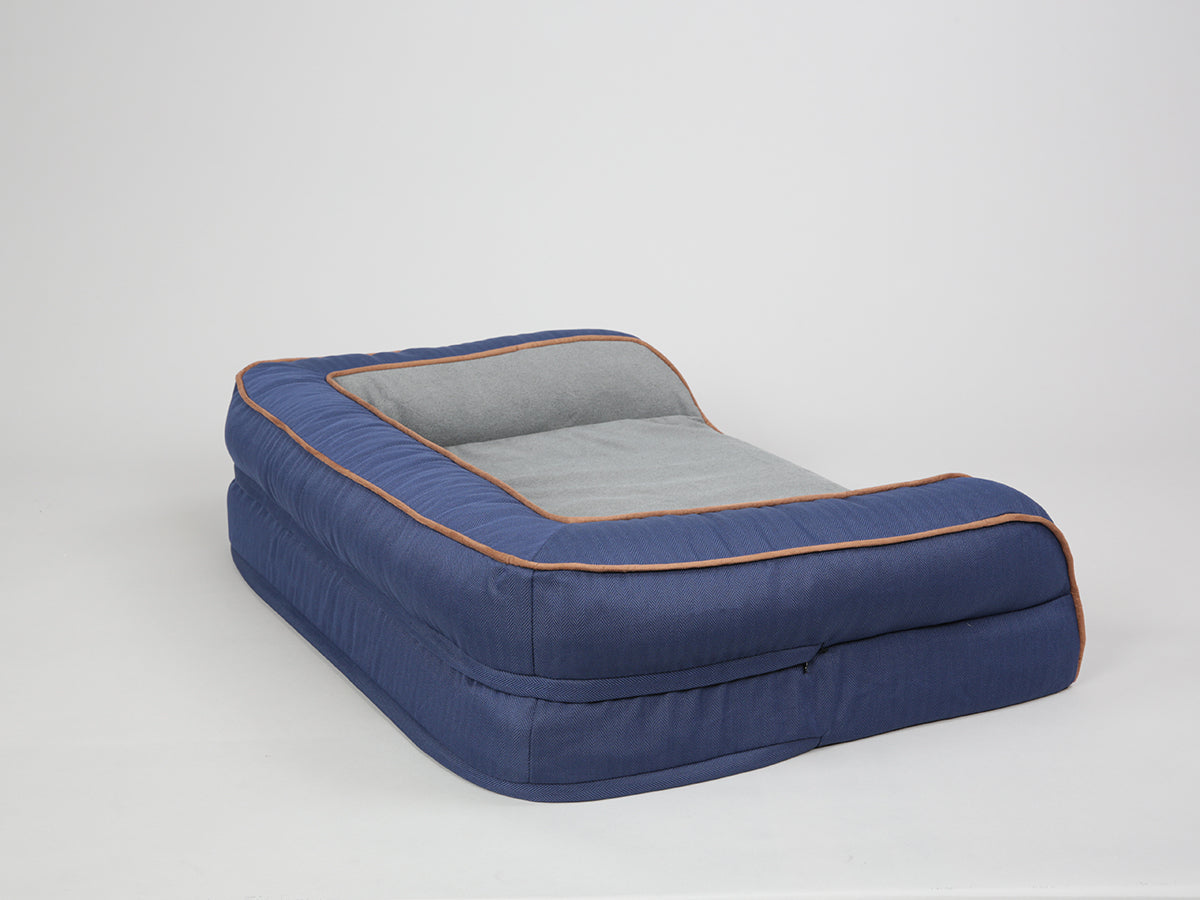 Savile Dog Sofa Bed for Medium Dogs Mariner's Blue Colour