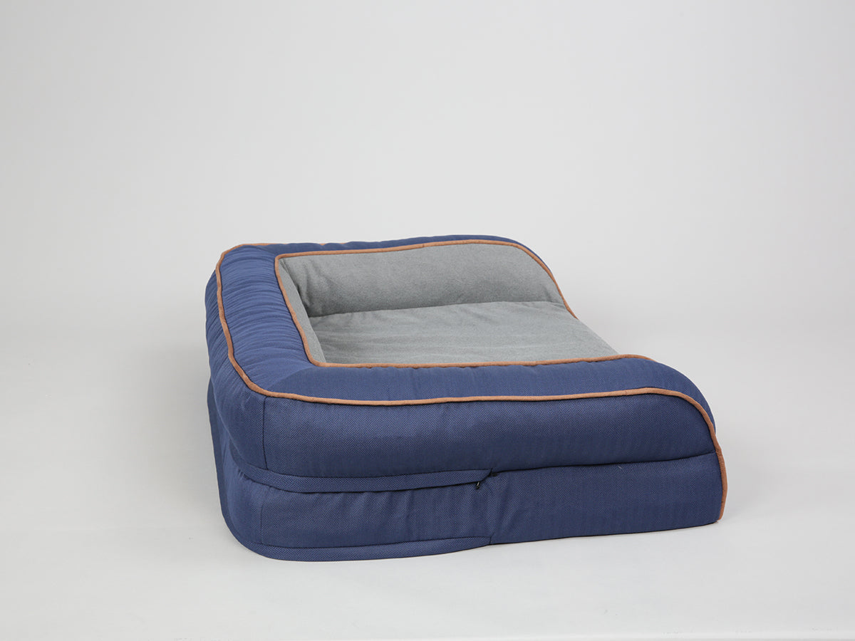 Savile Dog Sofa Bed for Medium Dogs Mariner's Blue Colour