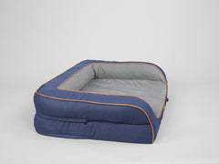 Savile Dog Sofa Bed - Mariner's Blue, Medium