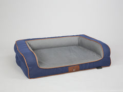 Savile Dog Sofa Bed - Mariner's Blue, Medium