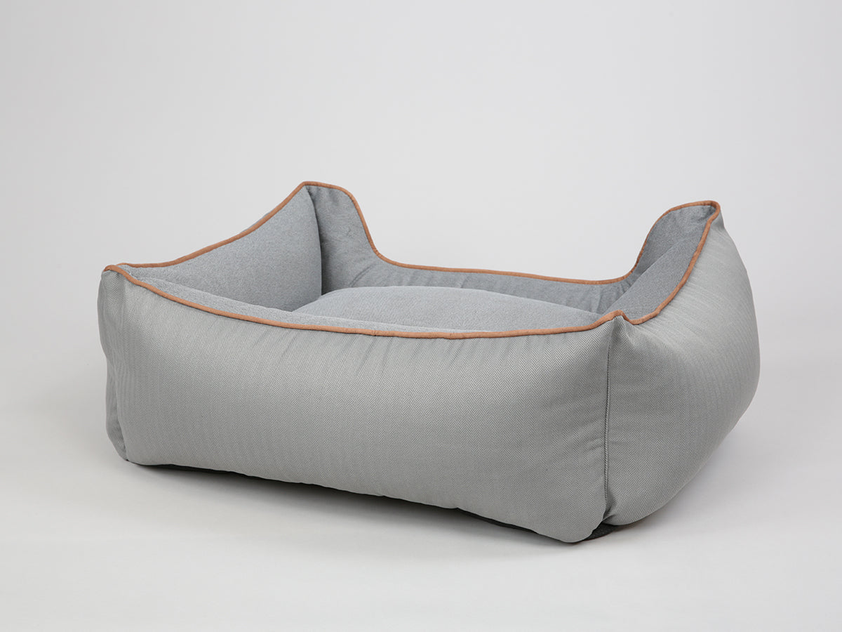 Savile Orthopaedic Walled Dog Bed For Medium Dogs Mason's Grey Colour