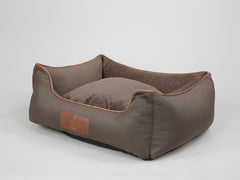 Savile Orthopaedic Walled Dog Bed - Tanner's Brown, Medium