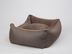 Savile Orthopaedic Walled Dog Bed - Tanner's Brown, Medium