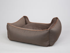 Savile Orthopaedic Walled Dog Bed - Tanner's Brown, Medium