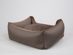 Savile Orthopaedic Walled Dog Bed - Tanner's Brown, Medium