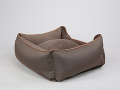 Savile Orthopaedic Walled Dog Bed - Tanner's Brown, Medium